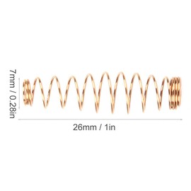 Upright Piano Spring 90pcs Copper Golden Jack Springs Repair Part for Upright Piano Convenient and Practical Playing Accessories