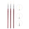HURRISE Nail Art Pen, 3 Unids Nail Art Liner Nail
