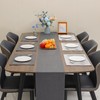 Banchif Table Runner Washable Linen Table Runner Non-Slip Stylish Double-Sided