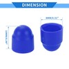 VekAuto 20pcs Wheel Lug Nut Bolt 8mm Rims Tire Nut