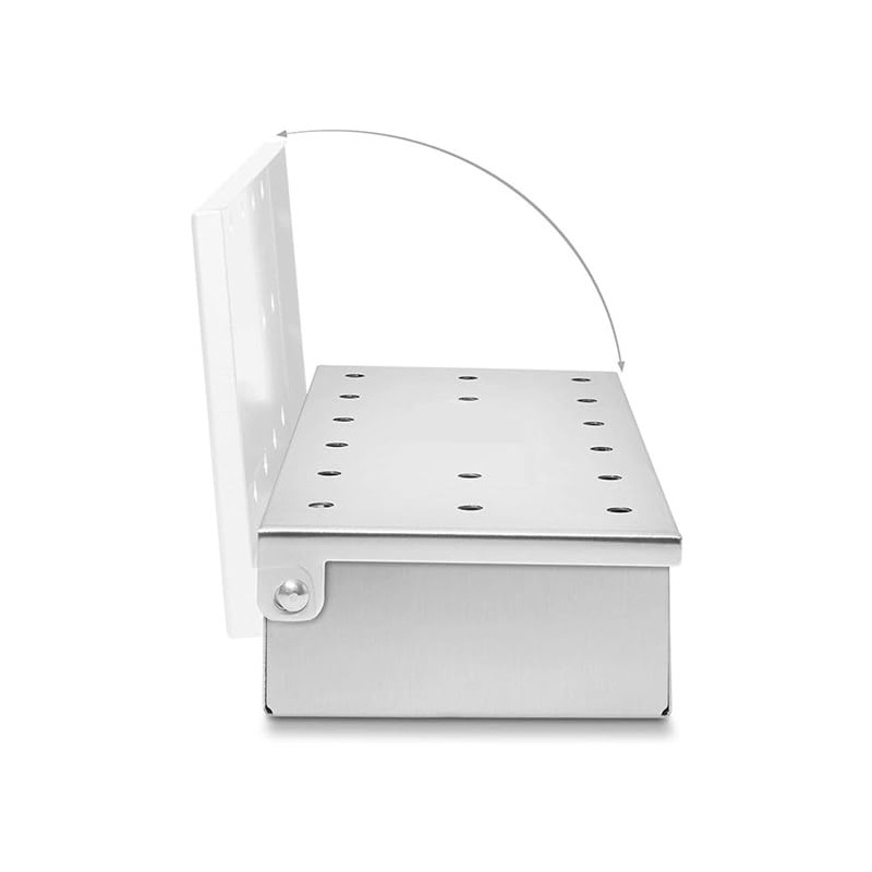 Landree® Smoker Box Made of Rustproof Stainless Steel with 28