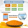 RAINFLOW Orange Desiccant Beads Reusable - 450G Indicating Silica Gel