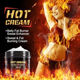Crema De Sudor Caliente Para Quemar Grasa Abdominal Y Tratar La Celulitis | Sudor Dulce Con Vitamina E | Gel Reafirmante Pre-Entrenamiento | Loción Ca
