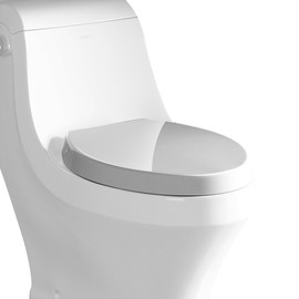 EAGO R-133SEAT Replacement Soft Closing Toilet Seat for TB133 , White