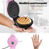 Mini Waffle Iron for Classic Waffle Maker, Small Waffle Maker