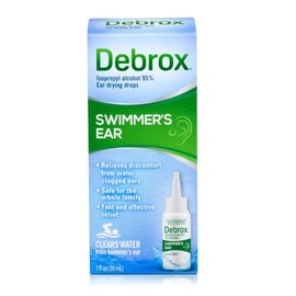 Debrox Swimmer's Ear Drying Drops for Adults & Kids, 1 Fl oz. (Pack of 6)