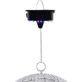 3-15RPM Disco Ball Motor Light,Adjustable Speed Disco Ball Spinner can Hang 4 6 8 12 16in Mirror Balls,Perfect for Christmas,DJ,Birthday Party Decor