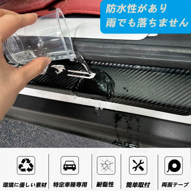JuYuna 2024 Innovative Design Mitsubishi Delica Mini Scuff Plate for