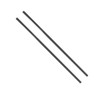 1 Pair Roof Molding Drip Weatherstrip 75551 0C050 Flexible Rubber