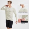 BALEAF Men's Long Sleeve Running Hiking Tops UPF 50+ Quick-Dry