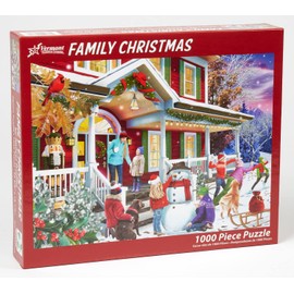 Vermont Christmas Company Family Christmas Jigsaw Puzzle 1000 Piece