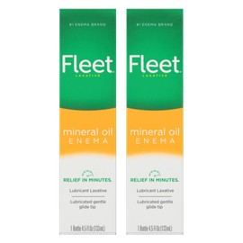 Fleet Laxative Mineral Oil Enema, 4.5 fl oz (Pack of 2)