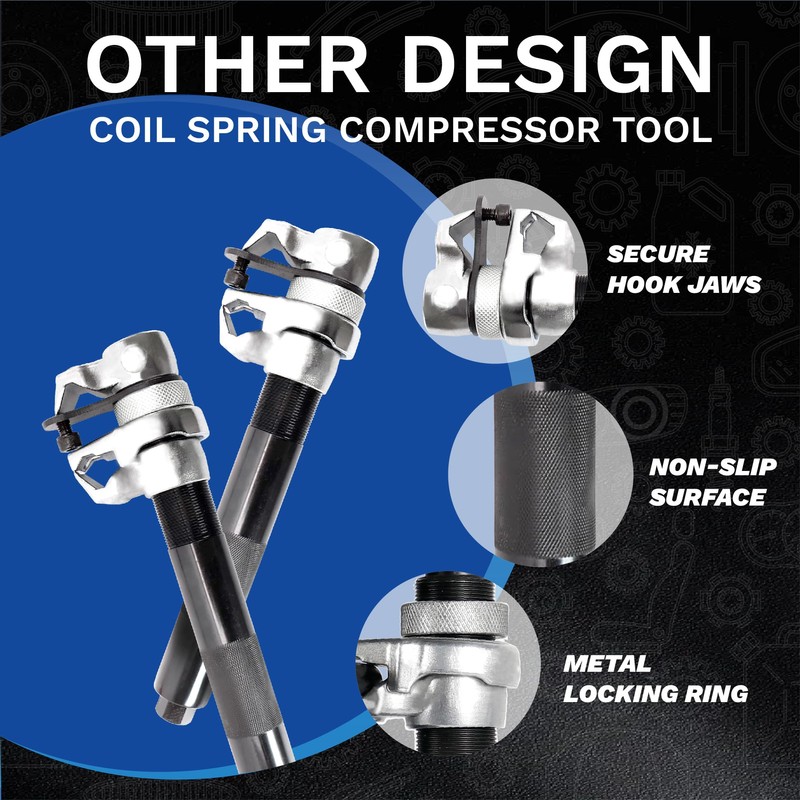CENFORGE Spring Compressor Tool, Coil Spring Compressor Tool Set with