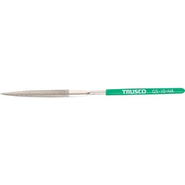 TRUSCO GS-10-HA Diamond File for Precision Blade Length 2.0 inches (50 mm) Half Round