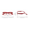 El Charro Lesebrille Modell Oklahoma rot, Diottria +2.5-1 Produkt