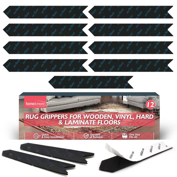 SOL 12pk Rug Grippers for Wooden, Vinyl, Hard & Laminate