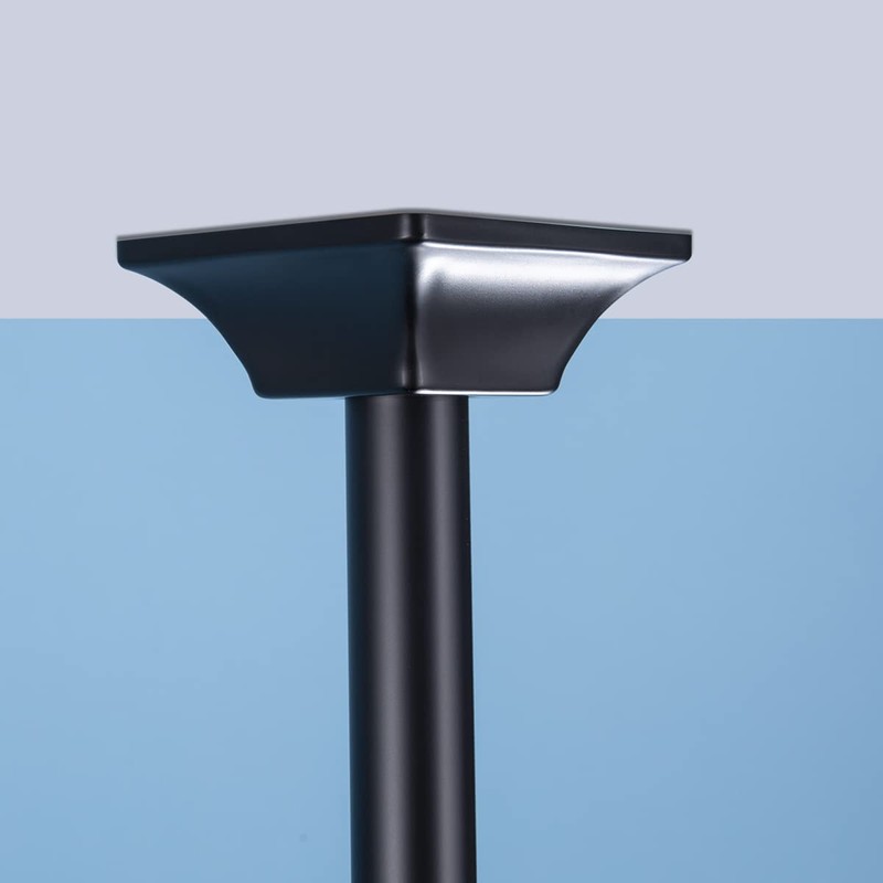 SEABEFORE 12" Ceiling Mounted shower arm Matte Black shower head