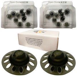 Open Dome 4.0 for Phonak, 2 Pack/20 Domes, Genuine OEM Switzerland Hearing Domes by Sonova (2 Pack Medium)