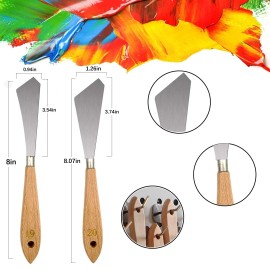 12PCS Paint Brushes Sets,Backgroun