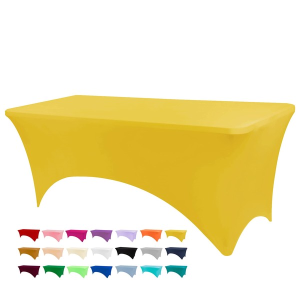 BDDC Table Covers for 8 Foot Tables, Spandex Table Covers
