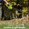 Leaf Blower Cordless with 2 Battery and Charger, 130MPH 180CFM
