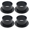 ZUDKSUY 4PCS Duct Fitting 4inch Duct Fitting Plastic Duct Ventilation