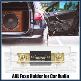 INFINAUTO Car Audio 0 4 8 Gauge Inline ANL Fuse Holder Set with 2pcs 200A Fuse Stylish Design