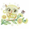Embroidery By Vicki Springtime Owls EMBROIDERED 10 QUILT BLOCKS BEAUTIFUL