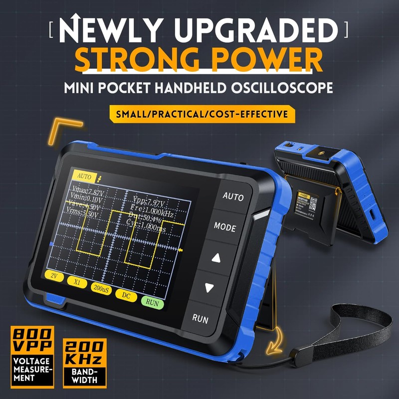 Handheld Digital Oscilloscope Multimeter, DSO152 2.8" TFT Kit - Portable