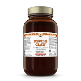 Devil's Claw (Harpagophytum Procumbens) Dry Root Tuber Tincture, Made in Hawaii, Organic Raw Materials, All Natural, Vegan, Pure Liquid Extract - 32 fl.oz