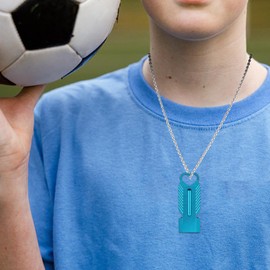 Safety Survival Whistle, Aluminum Double Barrel High Decibel Outdoor Safety Whistle with Lanyard, Rescue Signaling Call for Outdoor Camping Hiking Boating