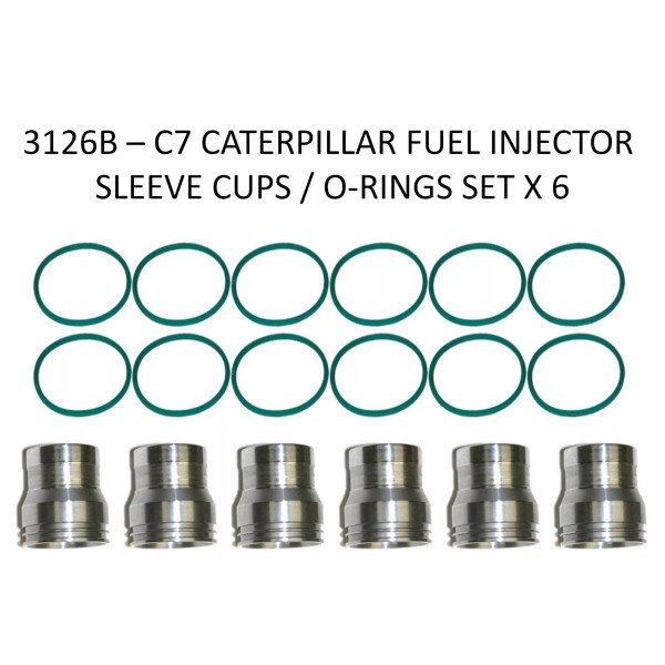 STR Cat 3126B - C7 Caterpillar Fuel Injector Sleeve Cup