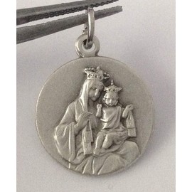 CARMEL SCAPULAR MEDAL (OUR LADY OF MOUNT CARMEL - VIRGIN OF CARMEL) - 100% MADE IN ITALY