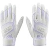 ZETT BG578HS (1100) White Batting Gloves, For Both Hands, High