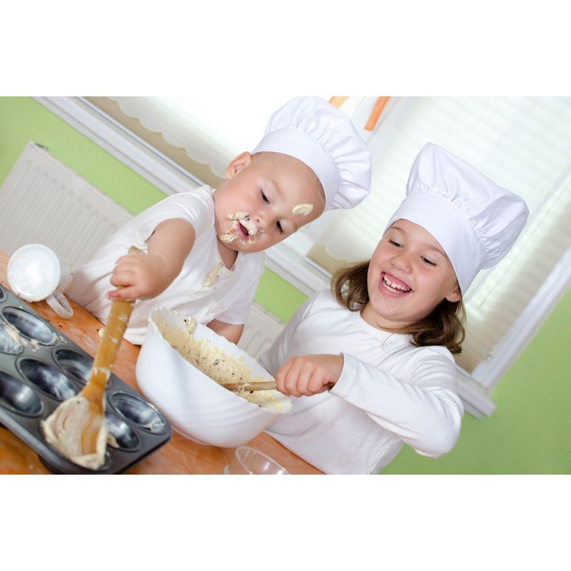 HoveBeaty Chef Hat Unisex Adult Mushroon Design Adjustable Kitchen Uniform