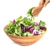 Wooden Salad Bowl Set - Food Safe & Sustainable Decorative