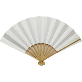 Kyoto Fan, White Fine Bone Fan, Dressing, Wedding, Made in Japan, Kyoto Washi Paper, white
