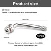10Pcs Truck Tire Valve Stems,60 Degree TR545D Valve Stem Extension