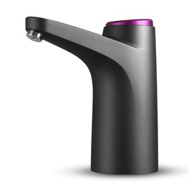 JZZB Bomba Dispensadora De Agua Eléctrica Y Recargable,dispensador De Agua Portátil,con Carga Eléctrica USB E Interruptor De Apagado Automático(Negro)