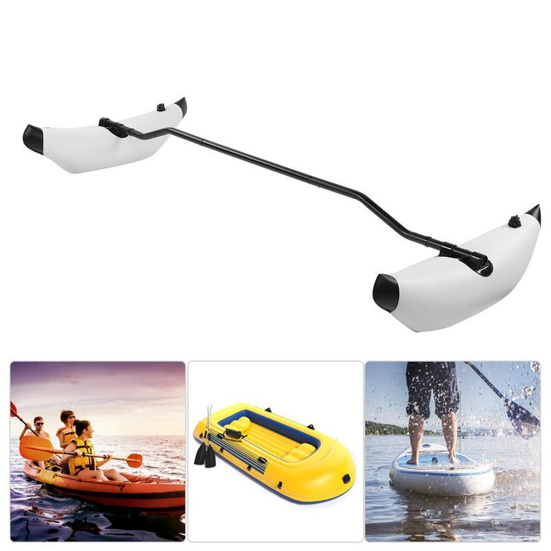 Boxwizard Inflatable Kayak Stabilizer PVC Canoe Outrigger Kit Floating Balancing