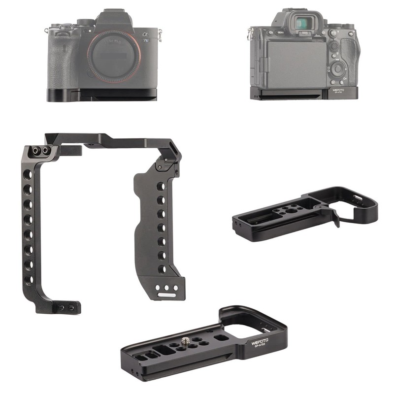 WEPOTO Camera Cage for Sony Alpha 7S III / A7S