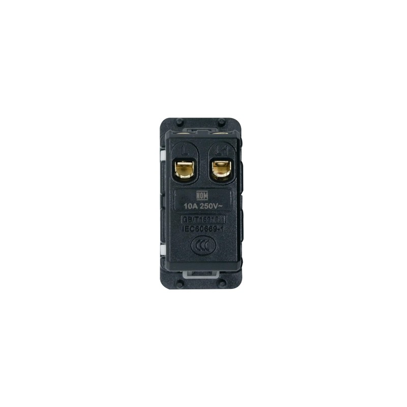 Leviton Interruptor de Timbre PULSA-13N, línea Stalo & Kristalo, 1/3