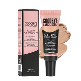 Seamlessly Blends into Fair Skin without Looking Cakey or Stark, Full Coverage Concealer for Circles, Tattoo Cover Up & Colour, Long-Lasting Under Eye Concealer for All Skin Types(Medium)