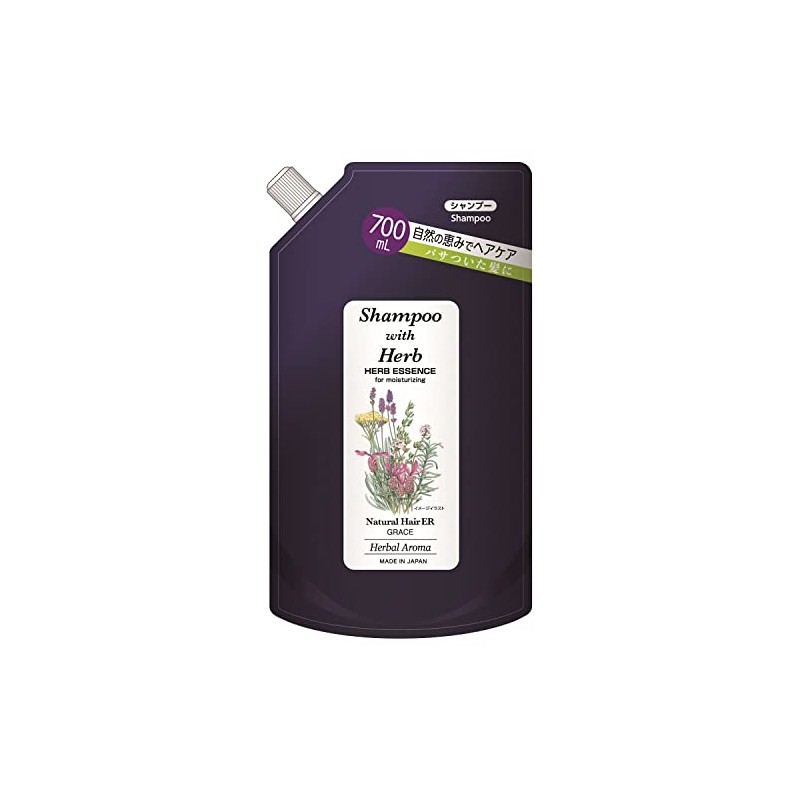 Grace ER Natural Hair Shampoo Refill 23.7 fl oz (700