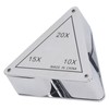 3 Lens Loupe Pocket Foldable Jewelers 10X 15X 20X Jewelry