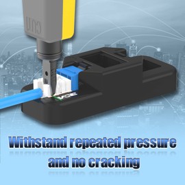 VCE UL Listed Cat6 RJ45 Keystone Jack Insert 25-Pack, 90 Degree Punch Down Keystone Jack Adapter Slim Profile Mixcolor