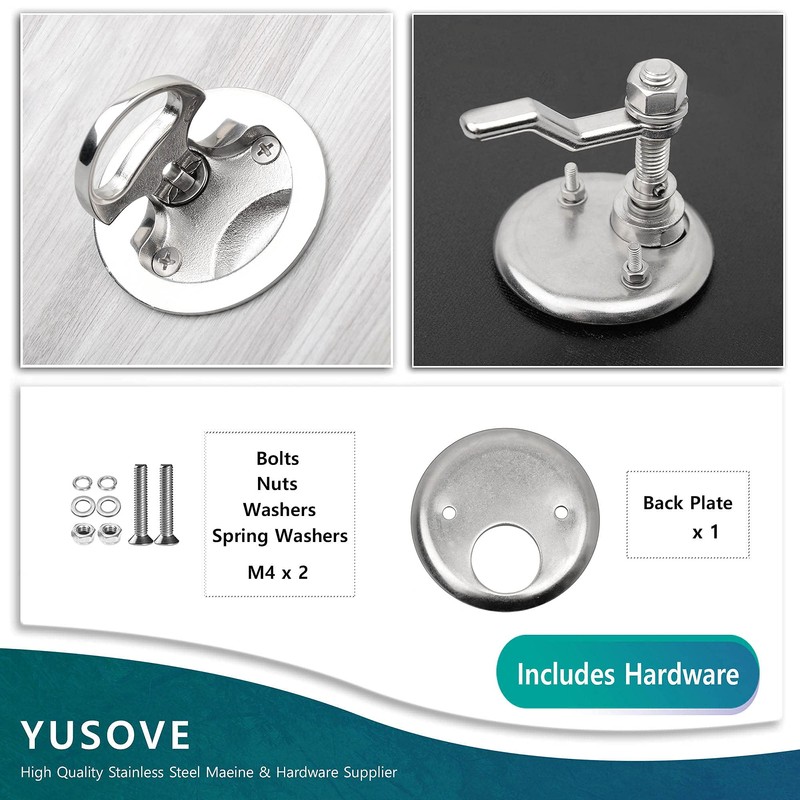YUSOVE Boat Cam Latch 316 Stainless Steel Floor Buckle Hatch