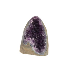 Fuwu, geoda Amatista cuarzos para Decoracion hogar/Decoracion Escritorio () Cristales Naturales, Calidad Premium (350gr - 500gr)