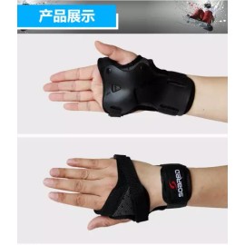 롤러스케이트 보호대 패드 자전거 인라인 가드 라인 손목 아대 [블랙 레드] Roller Skate Protective Pads Bicycle Inline Guard Wrist Support [Black Red]