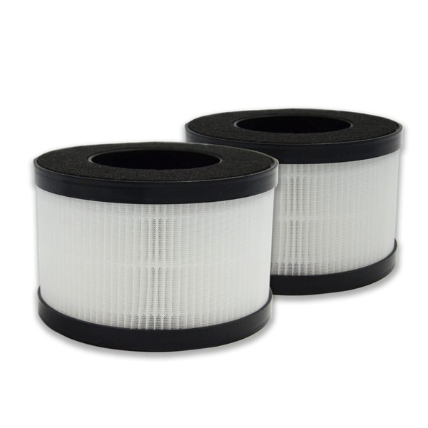 PUREBURG 2-Pack Replacement 3-stage HEPA Filters Compatible with HIMOX Air Purifier, AP01 (H01)